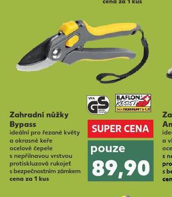 Kaufland Zahradní nůžky bypass nabídka