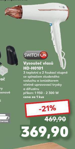Kaufland Vysoušeč vlasů nabídka