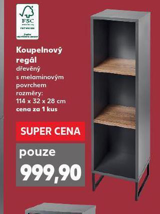 Kaufland Koupelnový regál nabídka