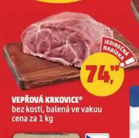 Penny Market Vepřová krkovice bez kosti nabídka
