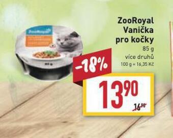Billa Zooroyal vanička pro kočky nabídka