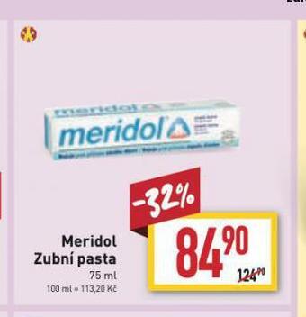 Billa Meridol zubní pasta nabídka