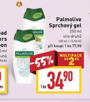 Billa Palmolive sprchový gel nabídka