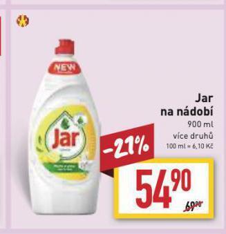Billa Jar na nádobí nabídka