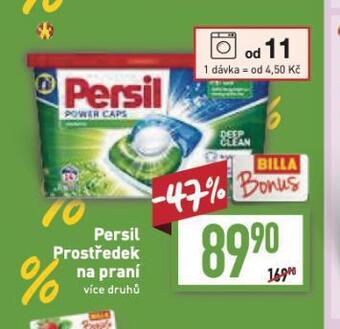 Billa Persil prací prostředek nabídka