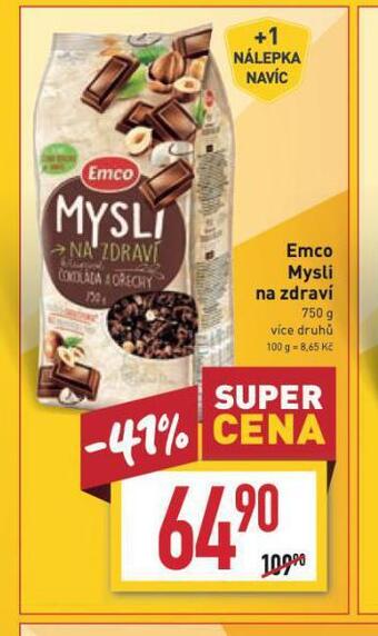 Billa Emco mysli na zdraví nabídka