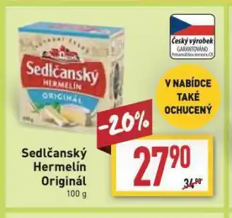 Billa Sedlčanský hermelín sýr nabídka