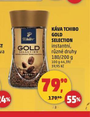 Penny Market Káva tchibo gold selection nabídka