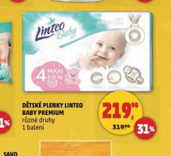 Penny Market Linteo baby premium dětské plenky nabídka