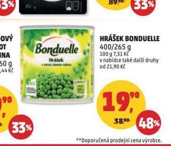 Penny Market Hrášek bonduelle nabídka
