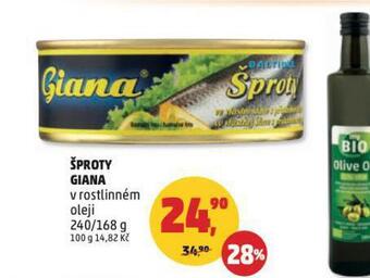 Penny Market Šproty giana nabídka