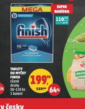 Penny Market Finish tablety do myčky nabídka