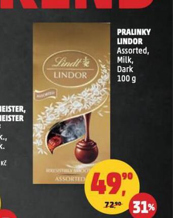 Penny Market Pralinky lindor nabídka