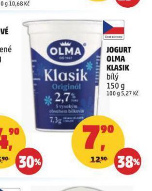 Penny Market Jogurt olma klasik nabídka