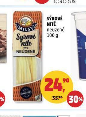 Penny Market Sýrové nitě nabídka