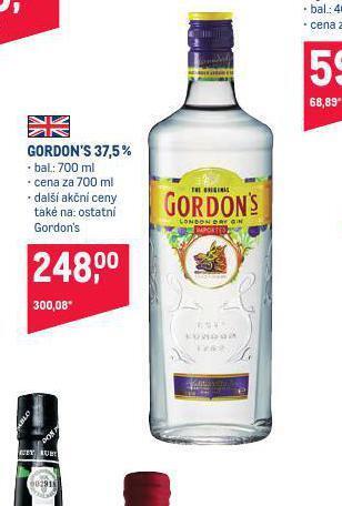 Makro Gordon´s 37,5% nabídka