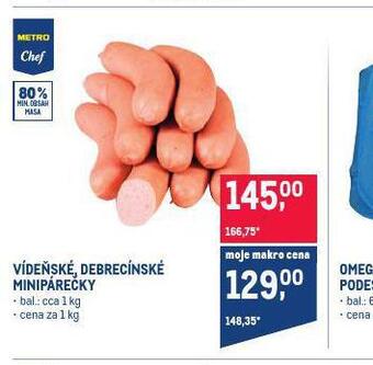 Makro Vídeňské minipárečky nabídka