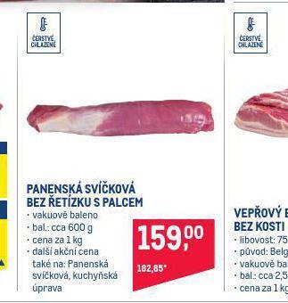 Makro Panenská svíčková bez řetízku s palcem nabídka