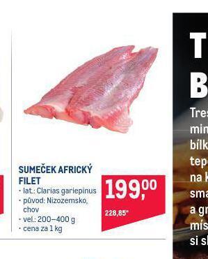 Makro Sumeček africký filet nabídka