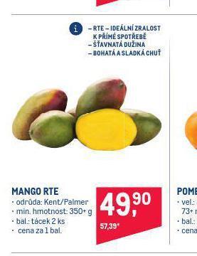 Makro Mango rte nabídka