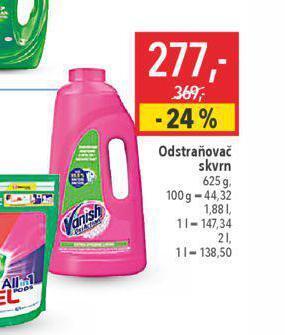 Vanish odstraňovač skvrn
