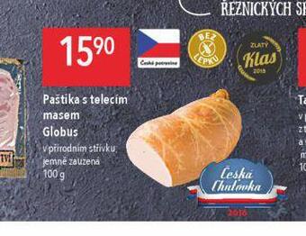 Globus Paštika s telecím masem nabídka