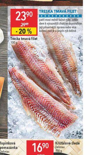 Globus Treska tmavá filet nabídka