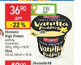 Globus Ehrmann high protein nabídka