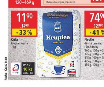 Cukr kurpice, krystal