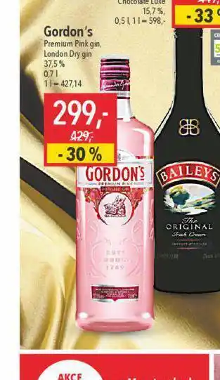 Globus Gordon´s premium pink gin nabídka