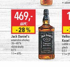 Globus Jack daniel´s nabídka