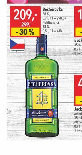 Globus Becherovka nabídka