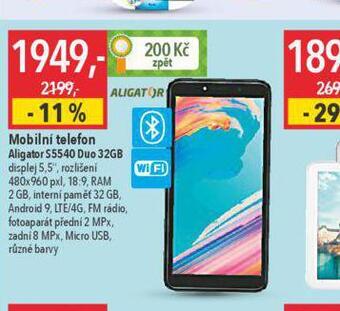 Globus Mobilní telefon aligator nabídka