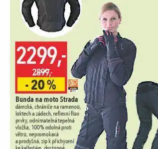 Globus Bunda na moto strada nabídka