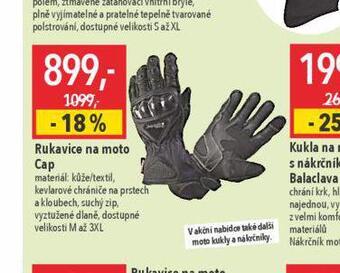 Globus Rukavice na moto cap nabídka