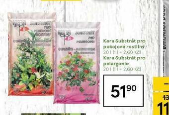 Kera substrát pro pokojové rostliny