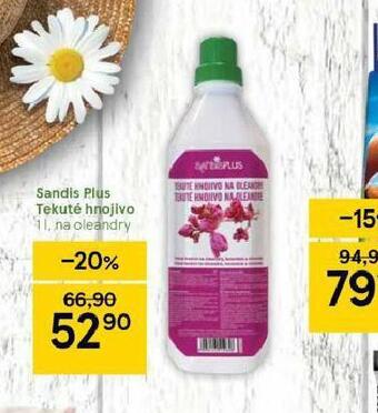 Tesco Sandis plus tekuté hnojivo nabídka