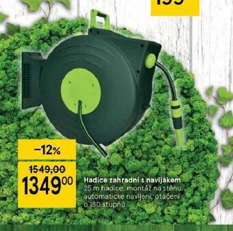 Tesco Hadice zahradní s navijákem nabídka