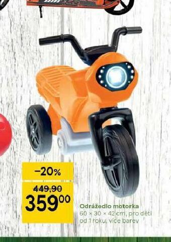 Tesco Odrážedlo motorka nabídka