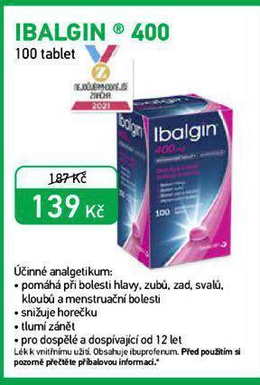 Alphega Lékárna Ibalgin nabídka