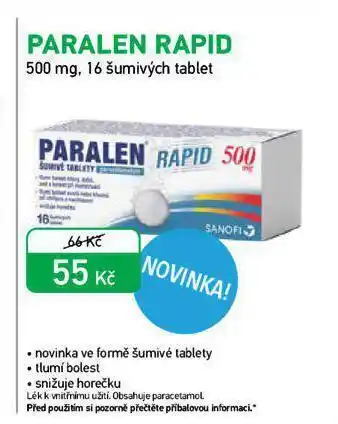 Alphega Lékárna Paralen rapid nabídka