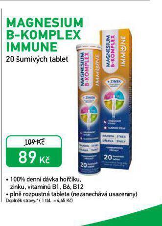 Alphega Lékárna Magnesium b-komplex immune nabídka