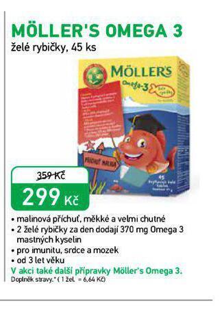 Alphega Lékárna Moller's omega 3 nabídka