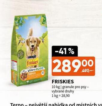 Terno Friskies granule pro psy nabídka