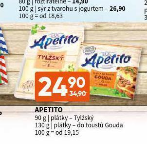 Terno Apetito sýr nabídka