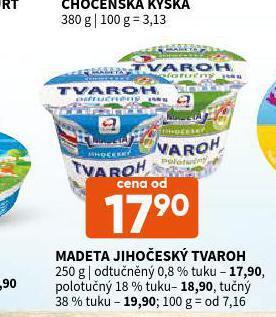 Terno Madeta jihočeský tvaroh nabídka