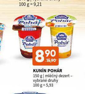Terno Kunín pohár nabídka