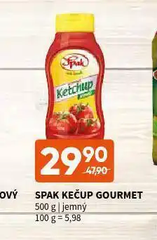 Terno Spak kečup gourmet nabídka