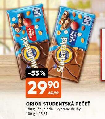 Terno Orion studentská pečeť nabídka