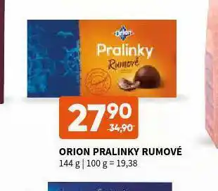 Terno Orion pralinky rumové nabídka